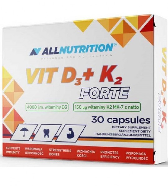 AllNutrition Vit D3+K2 Forte (30 капс)