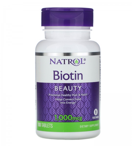 Natrol Biotin Beauty 1000 мкг (100 табл)