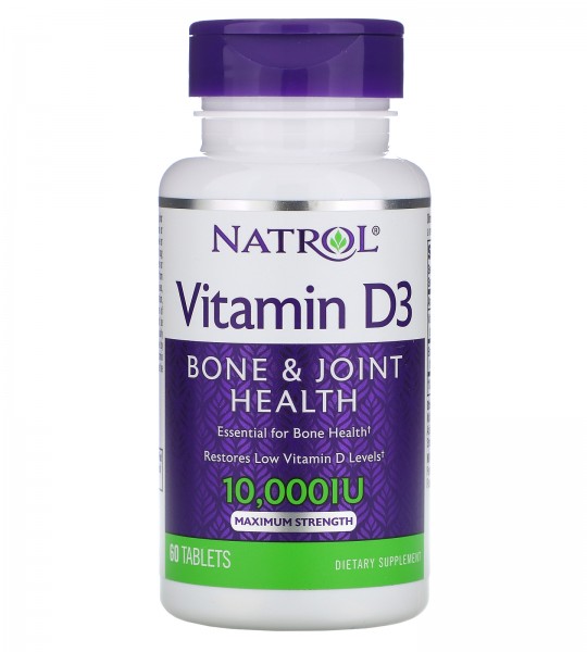 Natrol Vitamin D3 10 000 IU (60 таб)