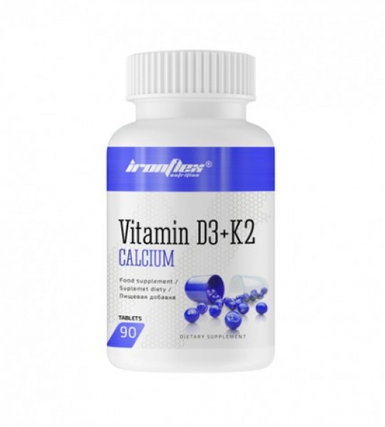IronFlex Vitamin D3 + K2 Calcium (90 табл)