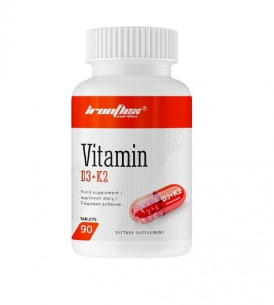 IronFlex Vitamin D3 + K2 (90 табл)