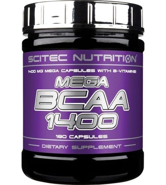 Scitec Nutrition BCAA Mega 1400 (180 капс)