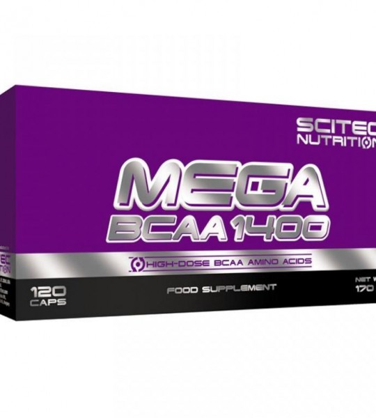 Scitec Nutrition BCAA Mega 1400 (120 капс)