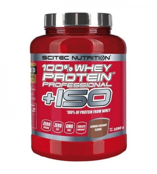 Scitec Nutrition 100% Whey Protein Professional +ISO 2280 грам