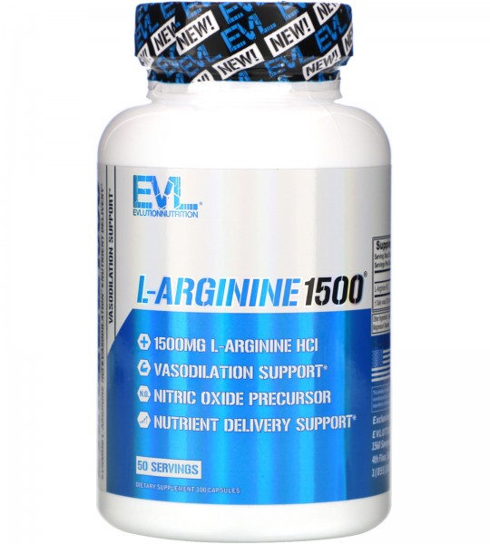 EVLution L-Arginine 1500 мг (100 капс)