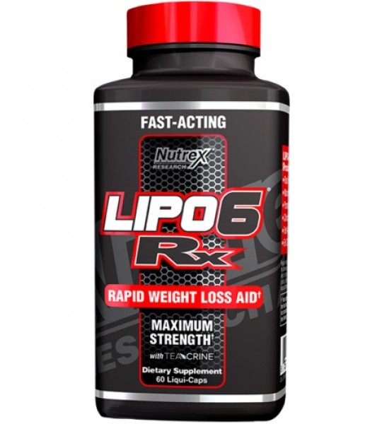 Nutrex Lipo 6 Rx Rapid Weight Loss Aid (5 капс)