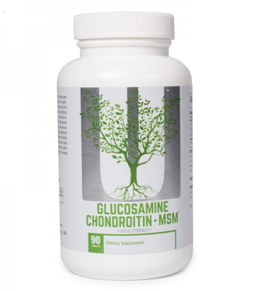 Universal Nutrition Naturals Glucosamine Chondroitin MSM 90 табл