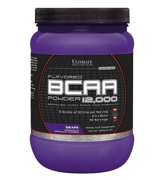 Ultimate Nutrition BCAA 12000 Powder 228 грамм