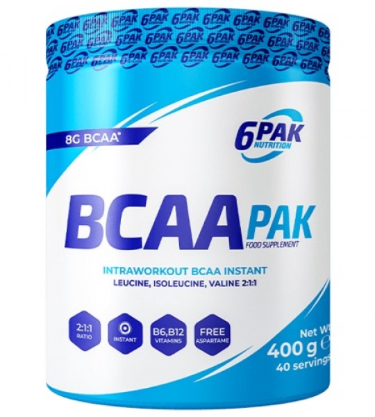6PAK Nutrition BCAA Pak 2:1:1 Instant (400 грам)