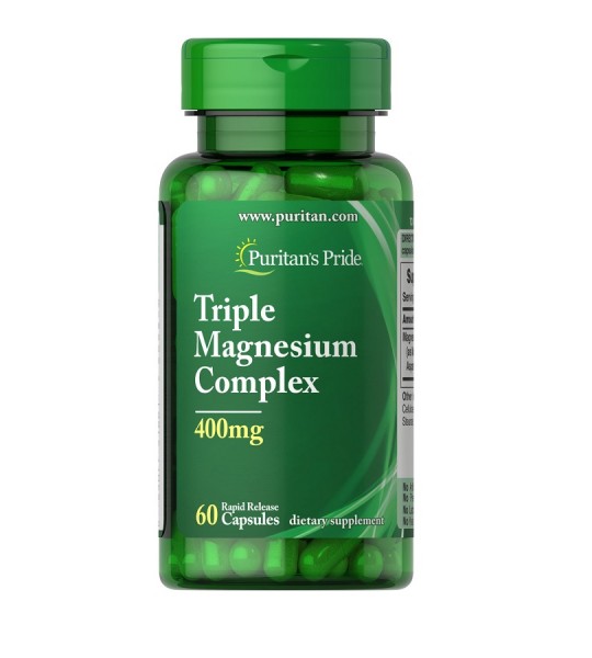 Puritan's Pride Triple Magnesium Complex 400 мг (60 капс)