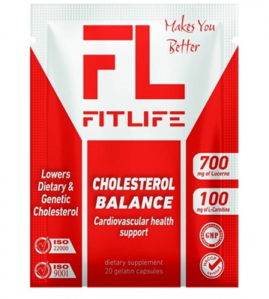 Fit Life Cholesterol Balance 20 капс