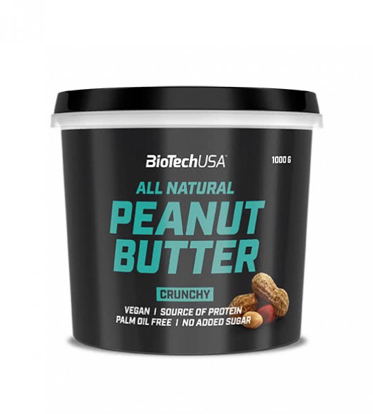 BioTech (USA) All Natural Peanut Butter Chrunchy 1000 грам