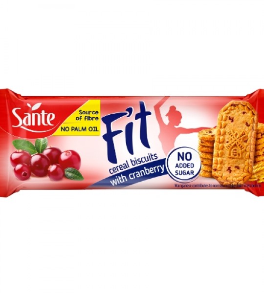 Sante Fit Cereal Cookies Диетическое печенье без сахара 50 грамм