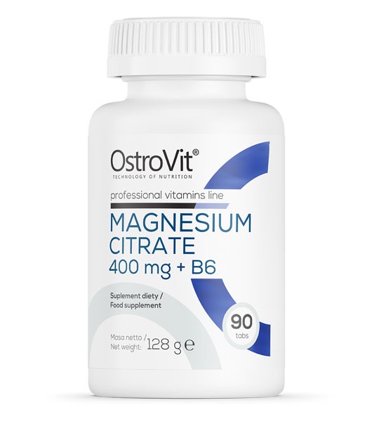 OstroVit Magnesium Citrate 400 мг + B6 (90 табл)