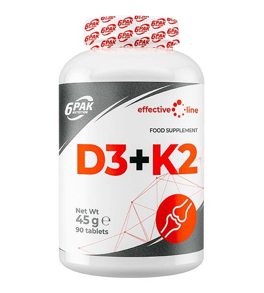 6PAK Nutrition Vitamin D3 + K2 (90 табл)