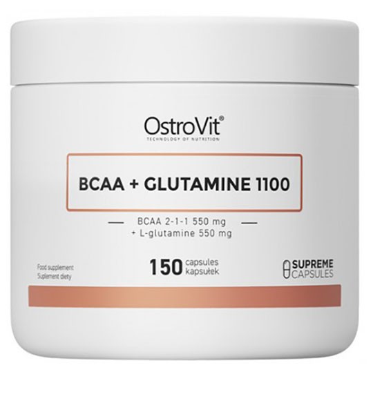 OstroVit BCAA + Glutamine 1100 (150 капс)
