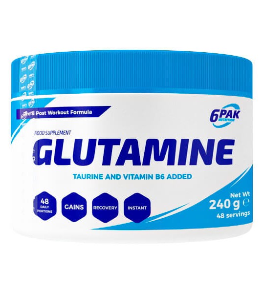 6PAK Nutrition Glutamine 240 грам