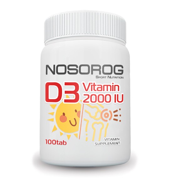 Nosorog Vitamin D3 2000 IU (100 таб)