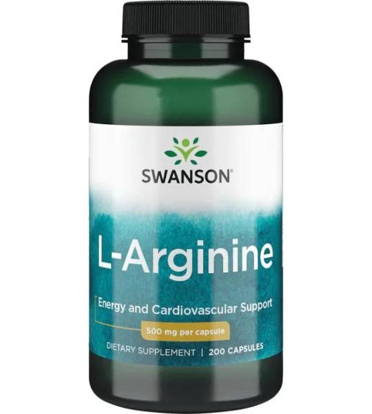 Swanson L-Arginine 500 мг (200 капс)