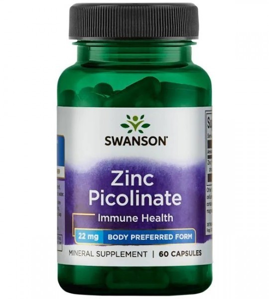 Swanson Zinc Picolinate 22 мг (60 капс)
