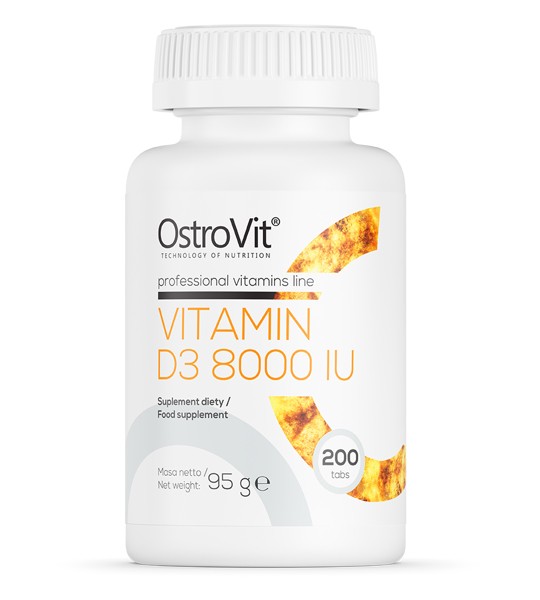OstroVit Vitamin D3 8000 IU 200 табл