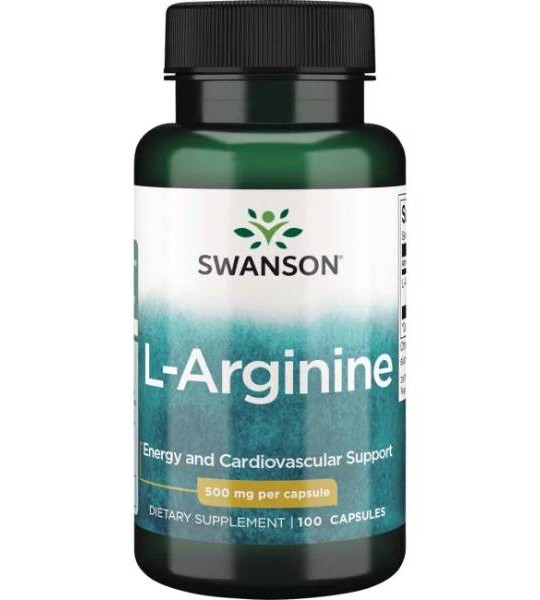 Swanson L-Arginine 500 мг 100 капс