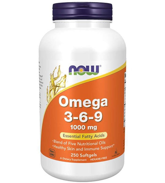 NOW Omega 3-6-9 1000 мг (250 капс)