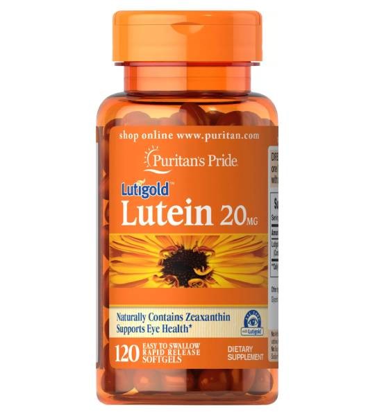 Puritan's Pride Lutein 20 мг with Zeaxanthin (120 капс)