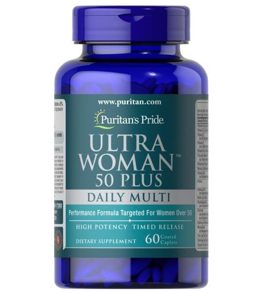 Puritan's Pride Ultra Woman 50 Plus Multi-Vitamin 60 таб
