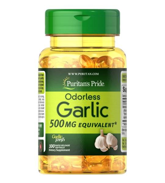 Puritan's Pride Odorless Garlic 500 мг (100 капс)
