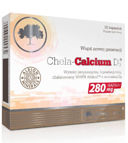 Olimp Chela-Calcium 280 мг +D3 30 капс