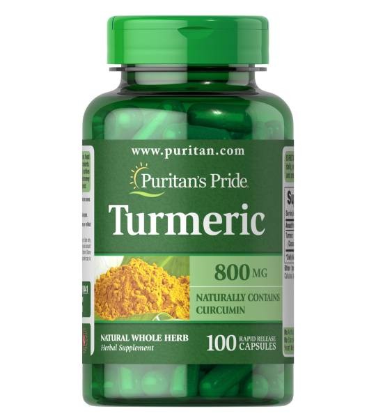 Puritan's Pride Turmeric 800 мг (100 капс)