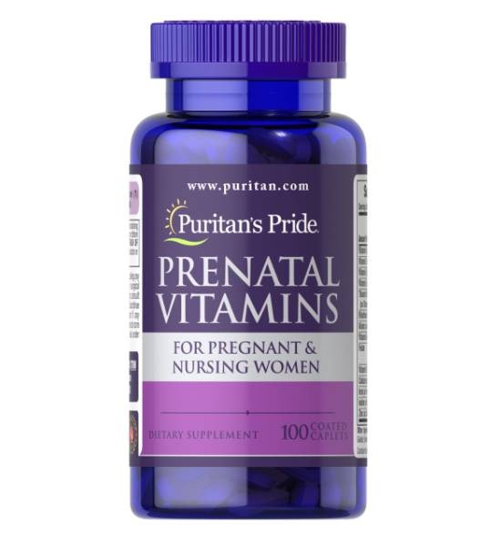 Puritan's Pride Prenatal Vitamins Women 100 табл