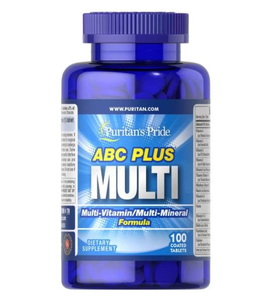 Puritan's Pride ABC Plus Multivitamin and Multi-Mineral Formula (100 табл)