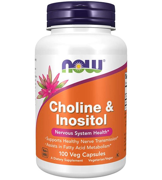 NOW Choline & Inositol 500 mg (100 капс)