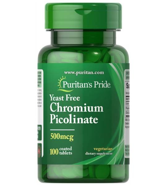 Puritan's Pride Chromium Picolinate 500 мкг (100 табл)