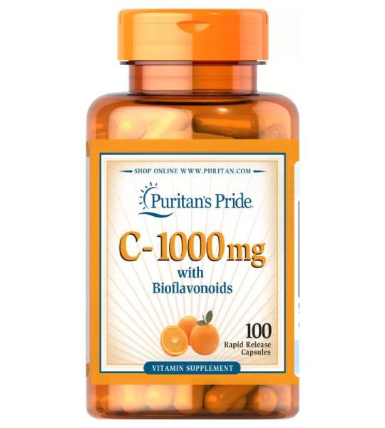 Puritan's Pride Vitamin C-1000 мг with Bioflavonoids 100 капс