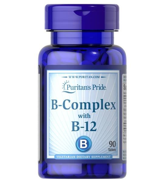 Puritan's Pride Vitamin B-Complex with B-12 (90 табл)