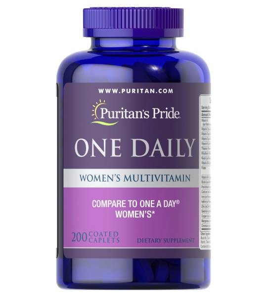 Puritan's Pride One Daily Women's Multivitamin 200 капс