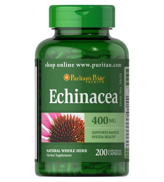 Puritan's Pride Echinacea 400 мг(200 капс)