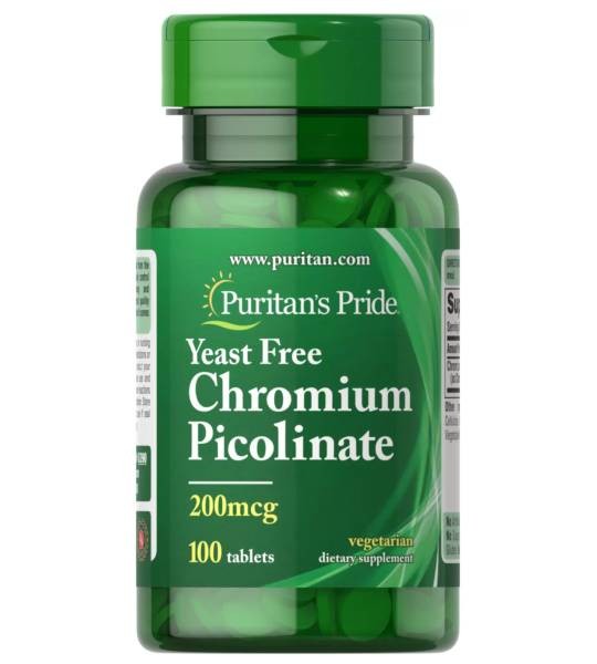 Puritan's Pride Chromium Picolinate 200 мкг (100 табл)