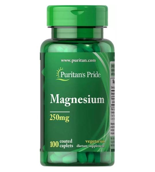 Puritan's Pride Magnesium 250 мг (100 табл)