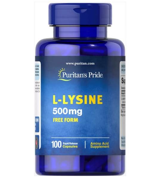 Puritan's Pride L-Lysine 500 мг (100 капс)