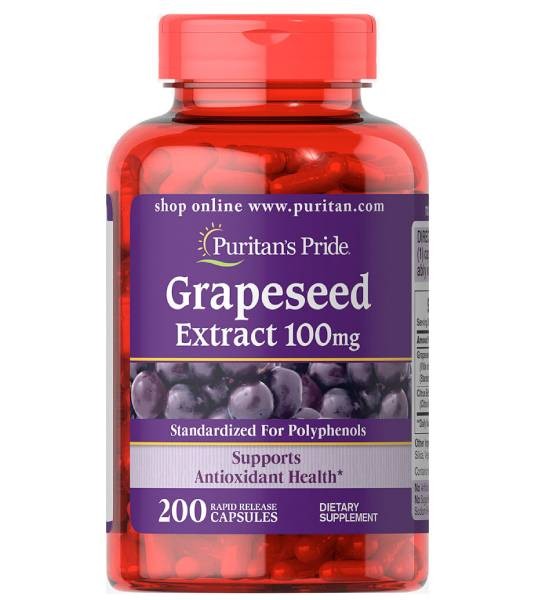 Puritan's Pride Grapeseed Extract 100 mg (200 капс)