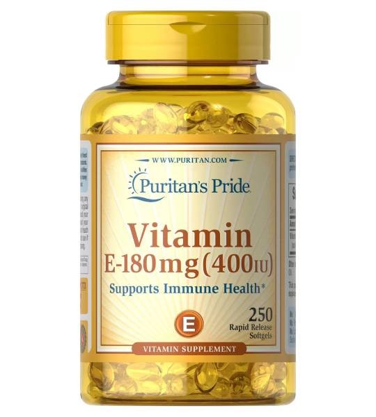 Puritan's Pride Vitamin E-400 IU (250 капс)