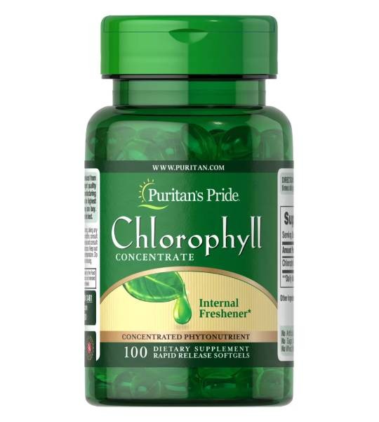 Puritan's Pride Chlorophyll Concentrate (100 капс)