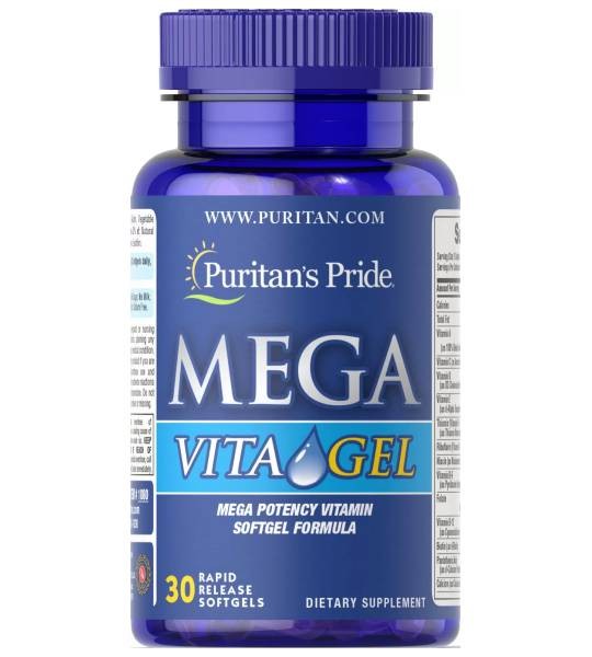Puritan's Pride Mega Vita Gel 30 капс