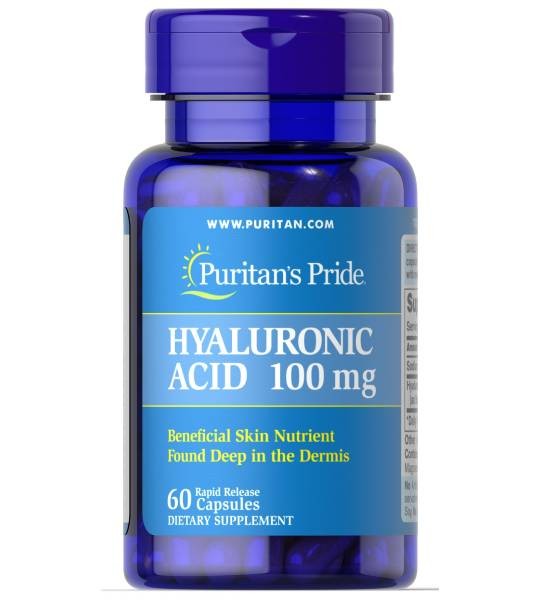 Puritan's Pride Hyaluronic Acid 100 мг (60 капс)