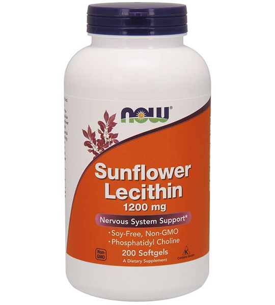 NOW Sunflower Lecithin 1200 mg (200 капс)