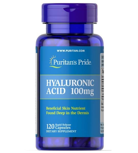 Puritan's Pride Hyaluronic Acid 100 мг (120 капс)